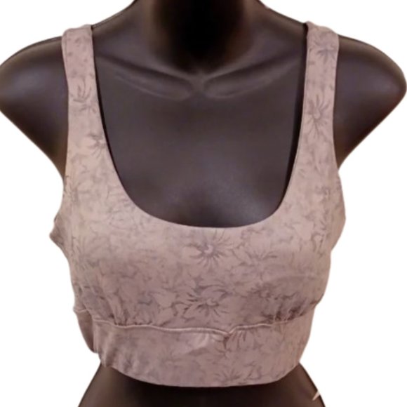 Evolution & Creation Floral Pull On Compression Sports Bra NWT- Sz. Sm - Picture 1 of 9